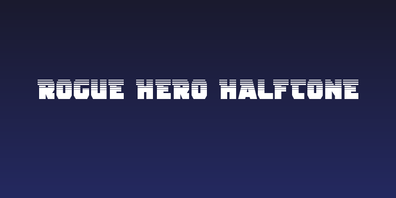 Rogue Hero Halftone Social Header