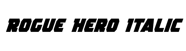 Rogue Hero Italic Font
