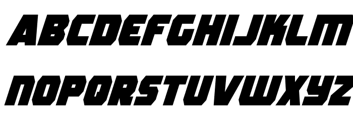 Rogue Hero Italic Font LOWERCASE