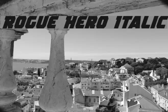 Rogue Hero Italic フォント examples