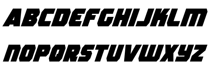 Rogue Hero Italic Font LOWERCASE