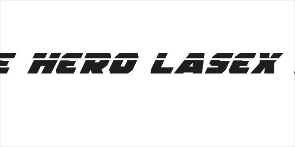 Rogue Hero LasEx Italic Logo