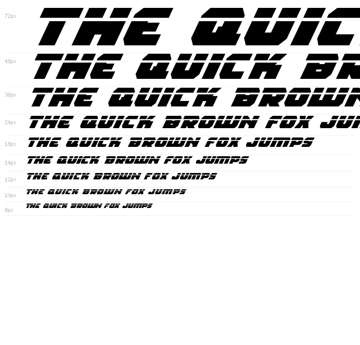 Rogue Hero LasEx Italic Waterfall