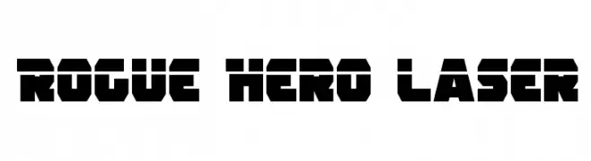Rogue Hero Laser  Fuentes Gratis Descargar