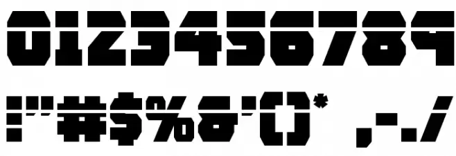 Rogue Hero Laser Font OTHER CHARS