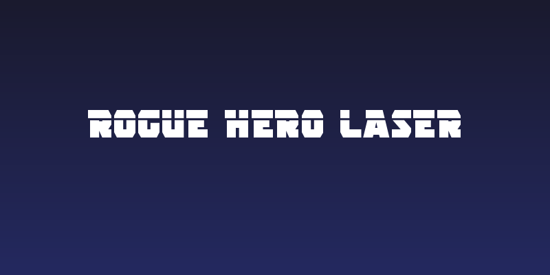 Rogue Hero Laser Social Header