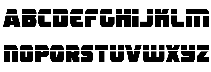 Rogue Hero Laser Font LOWERCASE