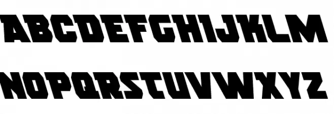 Rogue Hero Leftalic Caratteri MAIUSCOLE