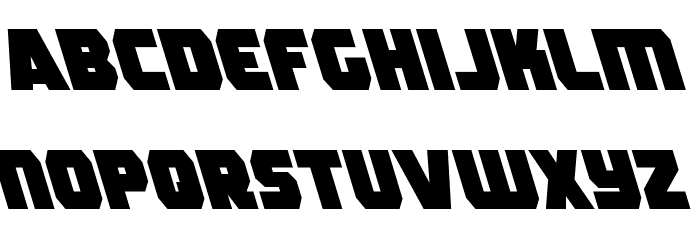 Rogue Hero Leftalic Font LOWERCASE