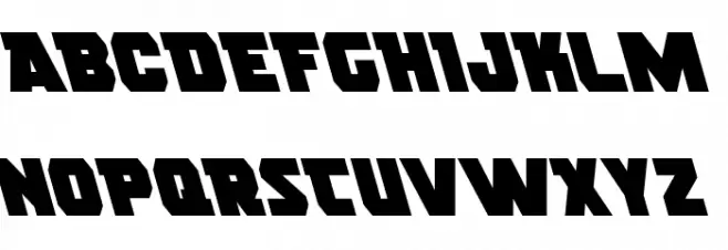 Rogue Hero Leftalic Шрифта ВЕРХНИЙ