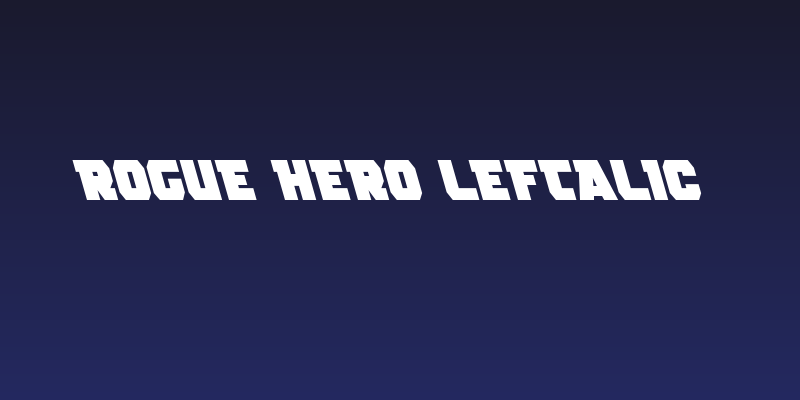 Rogue Hero Leftalic Social Header
