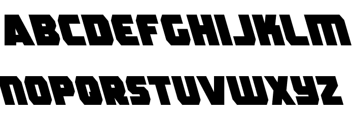 Rogue Hero Leftalic Font LOWERCASE