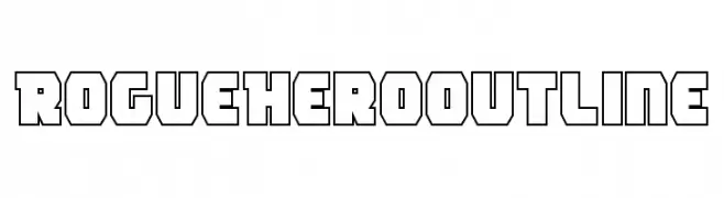 Rogue Hero Outline  baixar fontes gratis