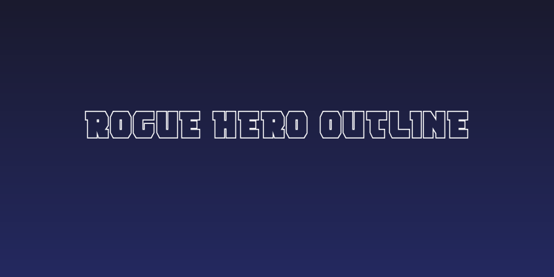 Rogue Hero Outline Social Header