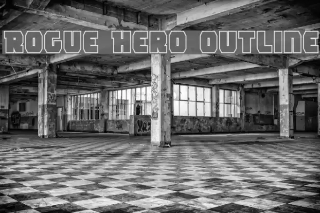 Rogue Hero Outline フォント examples