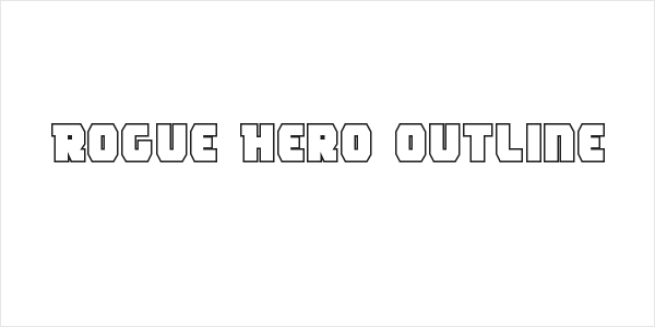 Rogue Hero Outline Logo