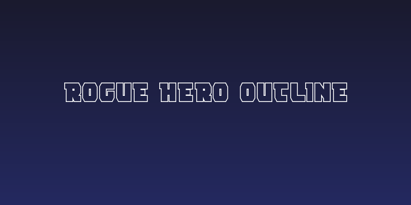 Rogue Hero Outline Social Header