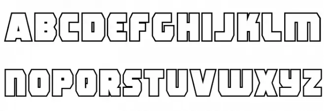 Rogue Hero Outline フォント 小文字