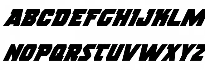 Rogue Hero Super-Italic Шрифта ВЕРХНИЙ