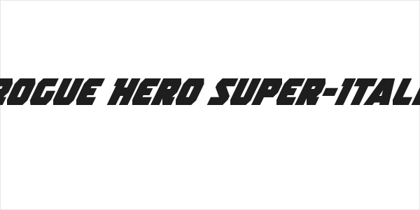 Rogue Hero Super-Italic Logo