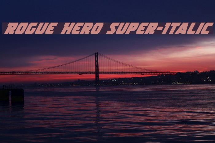 Rogue Hero Super-Italic Example 1