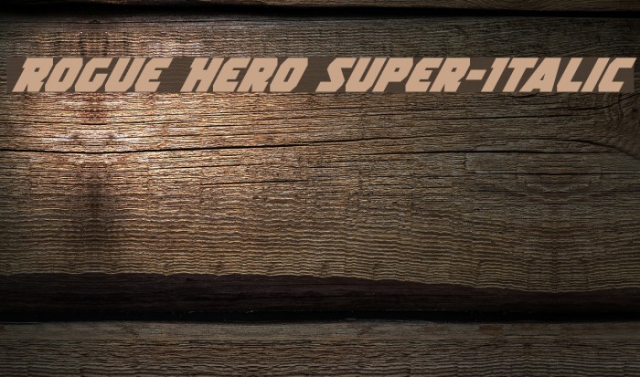 Rogue Hero Super-Italic Example 3