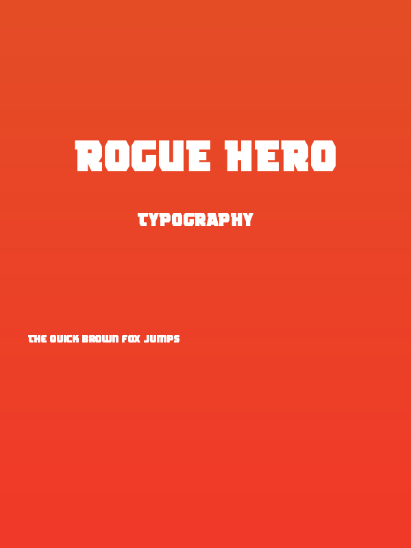 Rogue Hero Poster