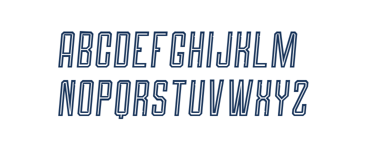 Roguedash Italic Line Lowercase