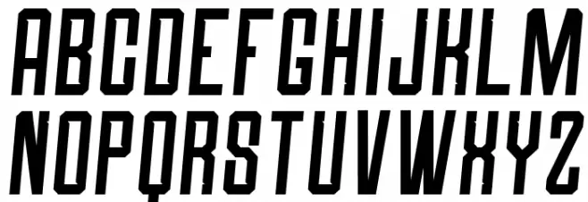 Roguedash Italic Solid خط أحرف كبيرة