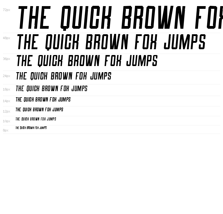 Roguedash Italic Solid Waterfall