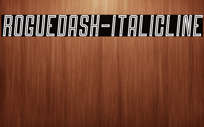 Roguedash-ItalicLine Example 1