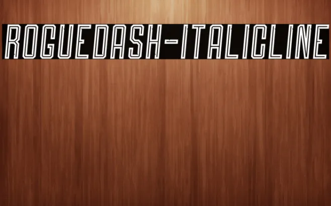 Roguedash-ItalicLine Example 1