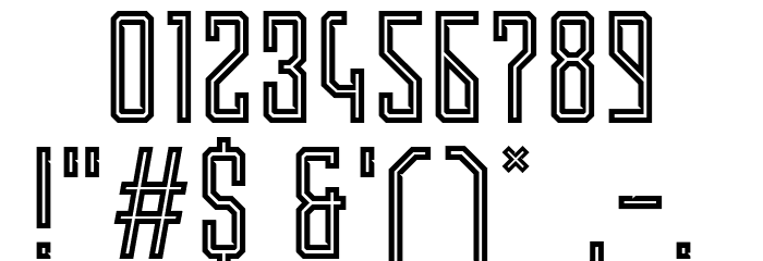 Roguedash-Line Font OTHER CHARS
