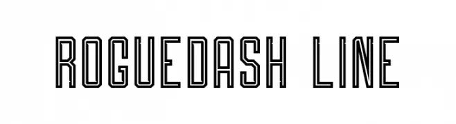 Roguedash Line  Frei Schriftart Herunterladen