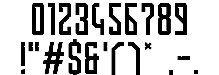 Roguedash Solid Font OTHER CHARS