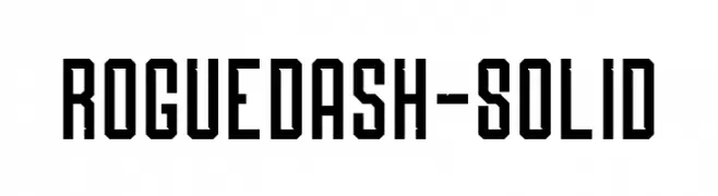 Roguedash-Solid  Descarca Fonturi Gratis