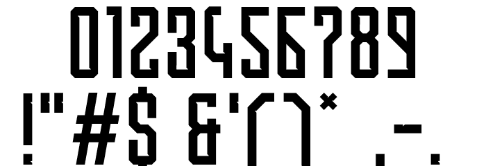Roguedash-Solid Font OTHER CHARS