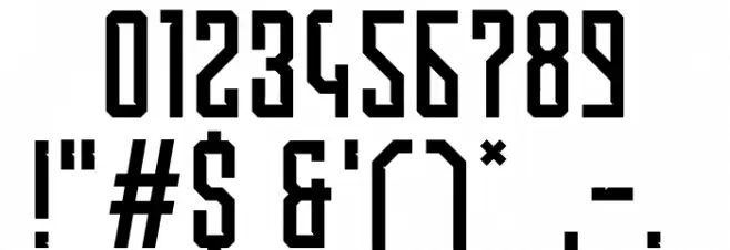 Roguedash-Solid Font OTHER CHARS