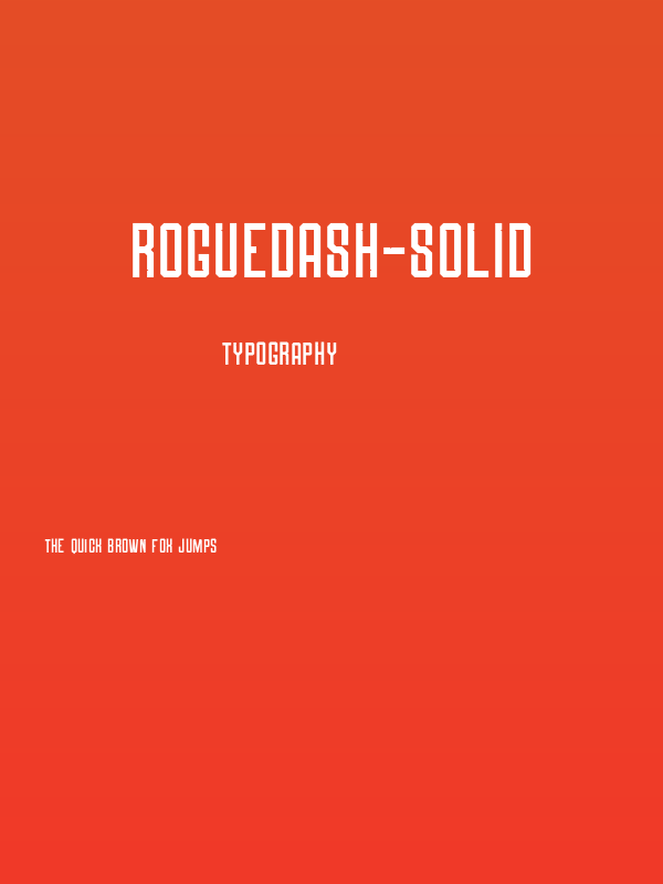 Roguedash-Solid Poster