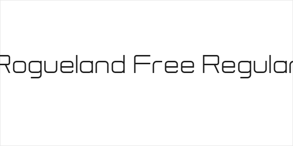 Rogueland Free Regular Logo