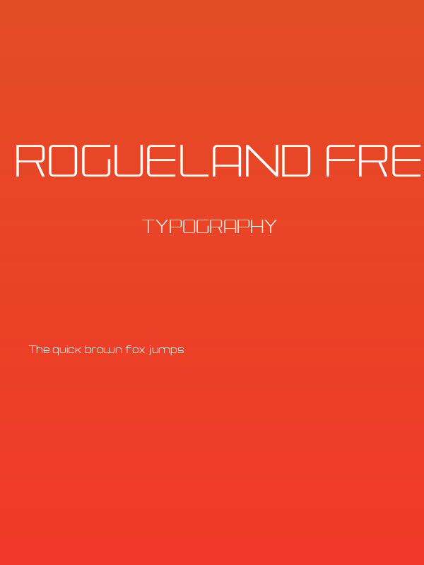Rogueland Free Regular Poster