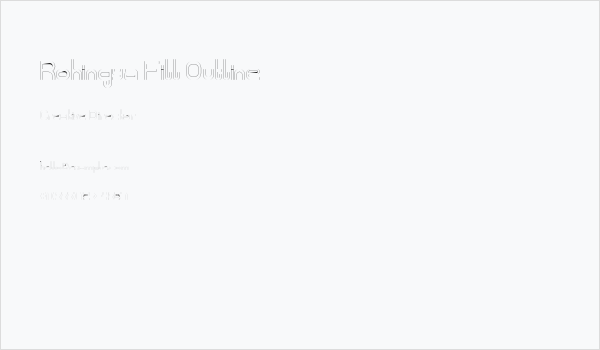 Rohingya Fill Outline Business Card