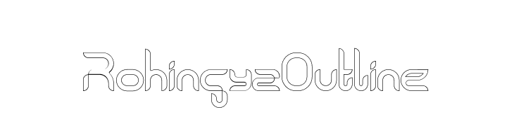 Rohingya Outline Font