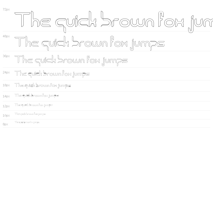 Rohingya Outline Waterfall