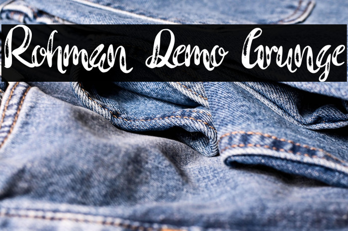 Rohman Demo Grunge Example 1