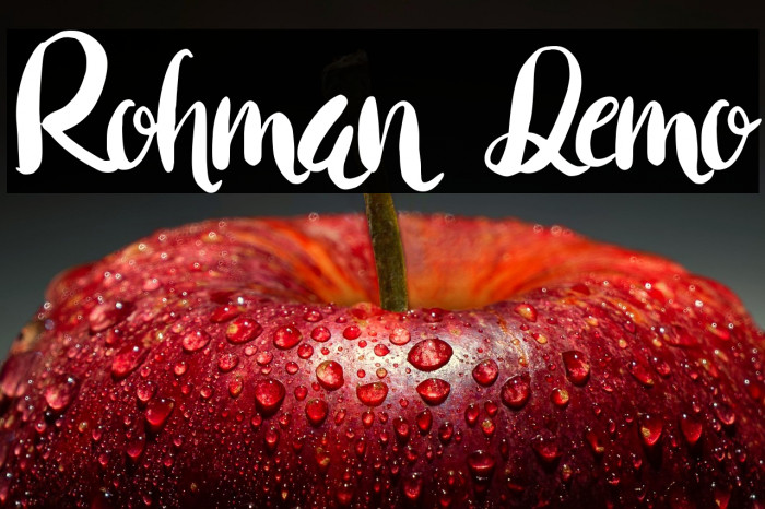 Rohman Demo Example 2