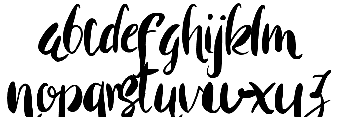 Rohman Demo Font LOWERCASE