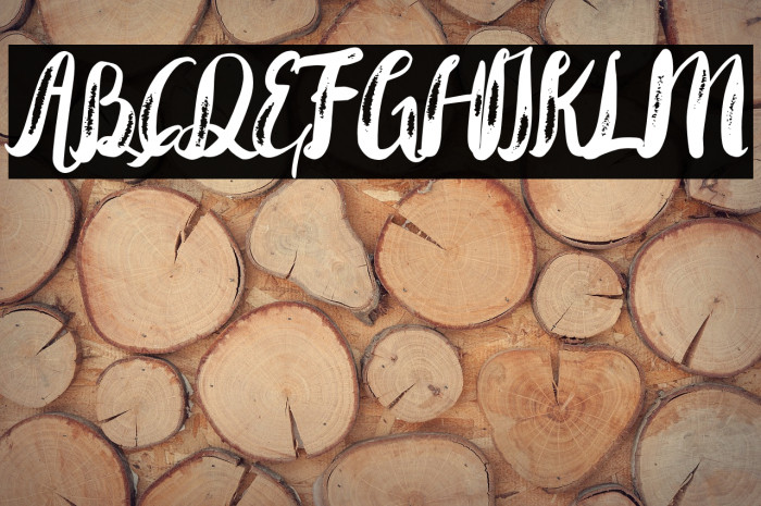 Rohman Grunge Font examples