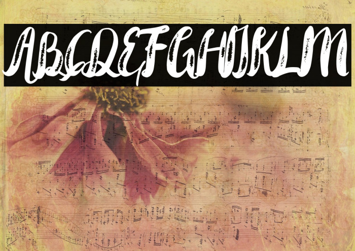 Rohman Grunge Font examples