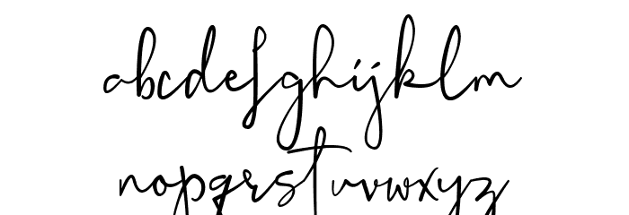 Rohmathan Font LOWERCASE